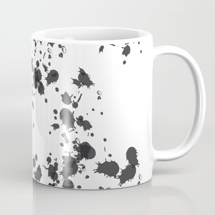 Paint Splatter On White Coffee Mug