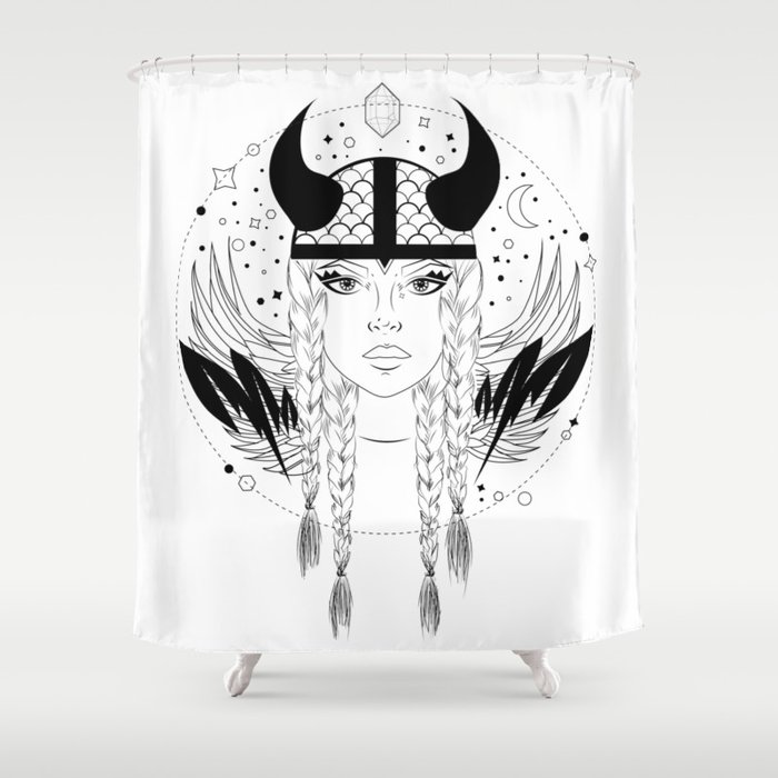 Viking Bitch Shower Curtain