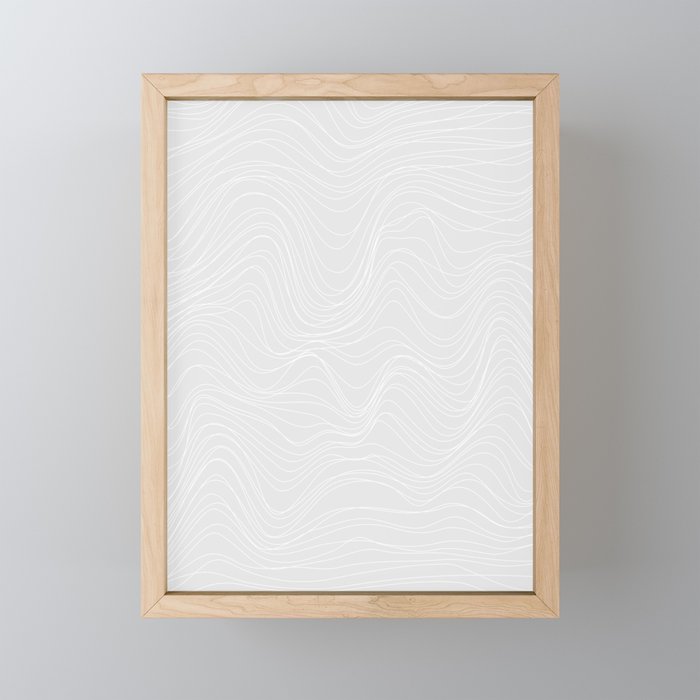 Freakishly Line Art  Framed Mini Art Print