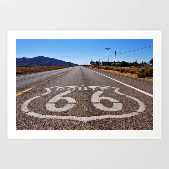 Historic Route 66 Art Print