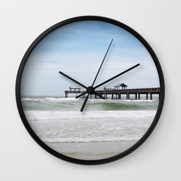 clearwater beach, fl Wall Clock