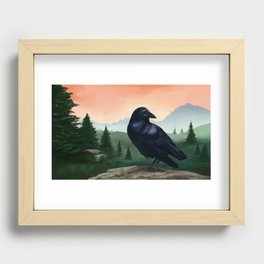 The Raven Recessed Framed Print