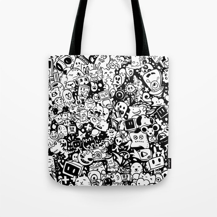Doodle pattern Tote Bag