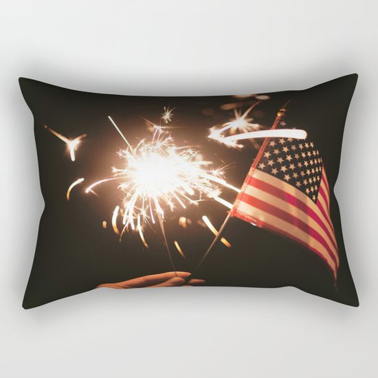 Happy America Rectangular Pillow