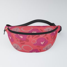 Ladies Red Fanny Pack
