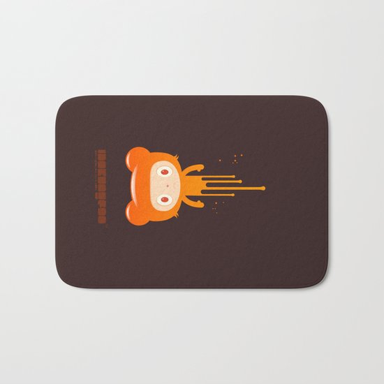 melting moment stare bear Bath Mat