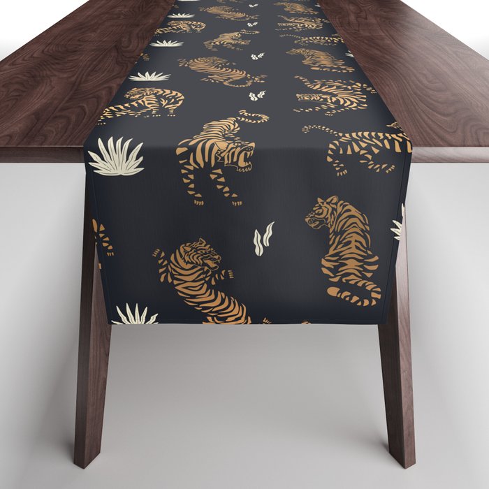 Golden Tigers Table Runner