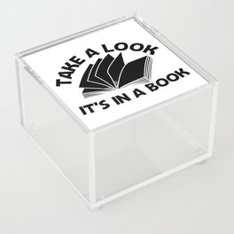 Take A Look It's In A Book Acrylic Box