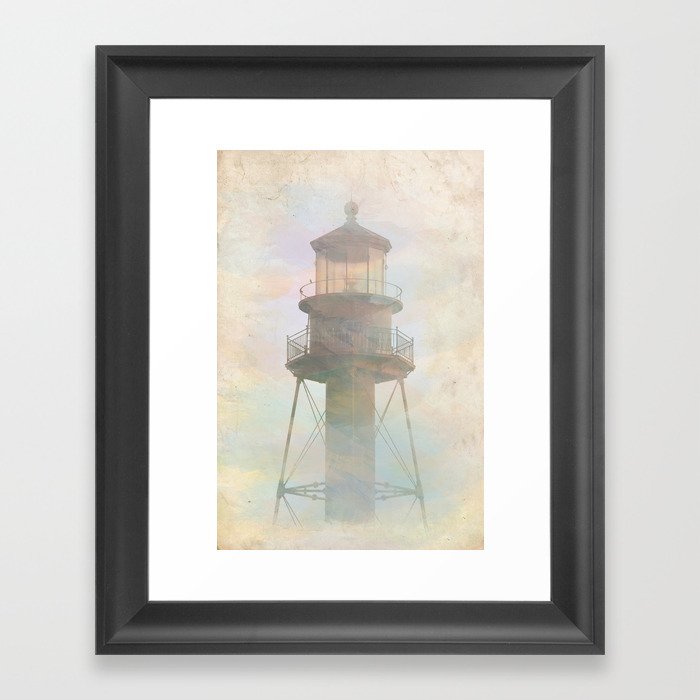 Sanibel Lighthouse Framed Art Print