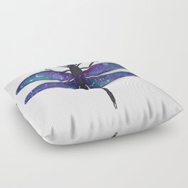 Galaxy Dragonfly Floor Pillow