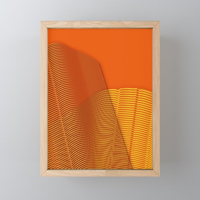Abstract bright background Framed Mini Art Print