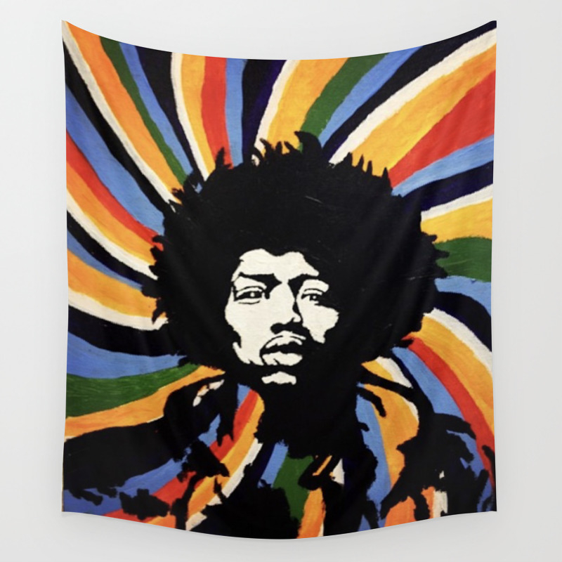 Jimi Hendrix Wall Tapestry By Milbornart Society6