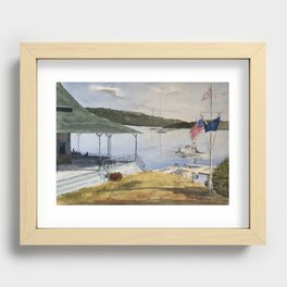 BHYC on a Hot Summer Day Recessed Framed Print
