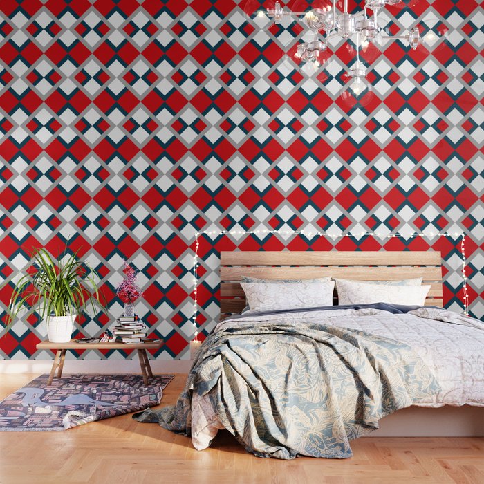 Rhombus pattern Wallpaper