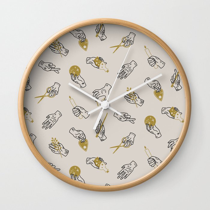 Hands Wall Clock