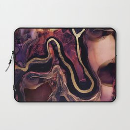 Golden River Abstract Laptop Sleeve