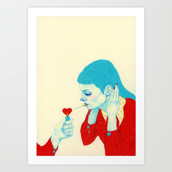 Addiction Art Print