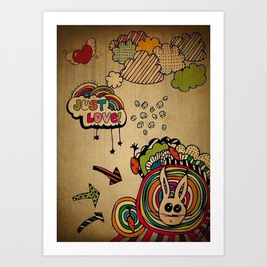 Just Love! Art Print
