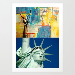 KEEP on ROCKIN - Statue of Liberty Style Art Print