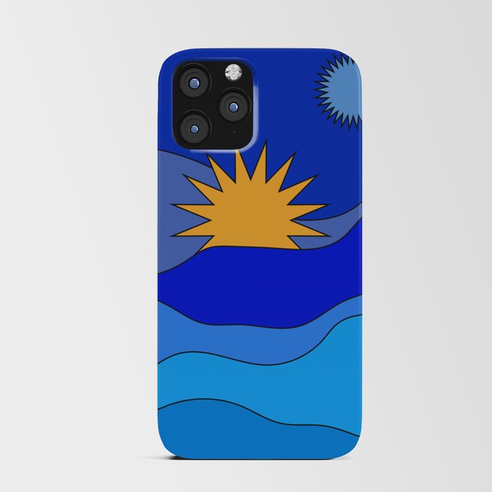 BLUE Sun iPhone Card Case