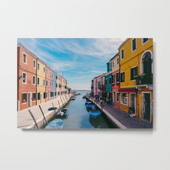Color House Metal Print