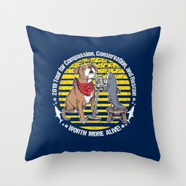 (v2) Worth More Alive! Throw Pillow