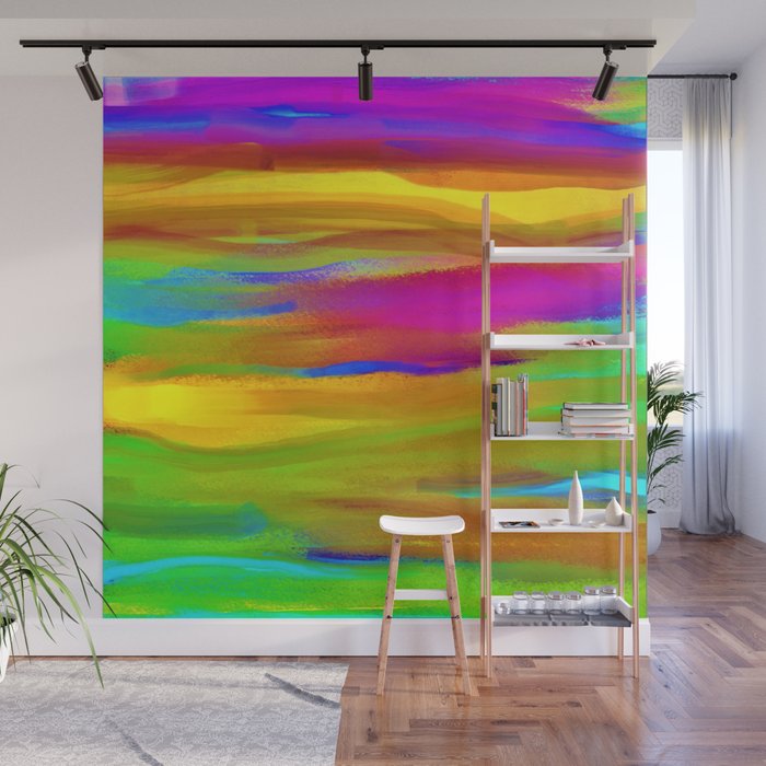 Peacock Mermaid Madness Wall Mural By Katherinefriesen Society6