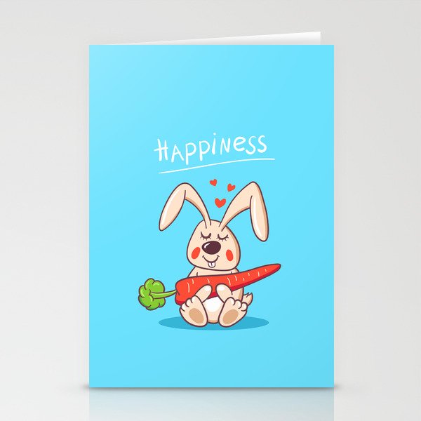 Happy bunny Stationery Cards