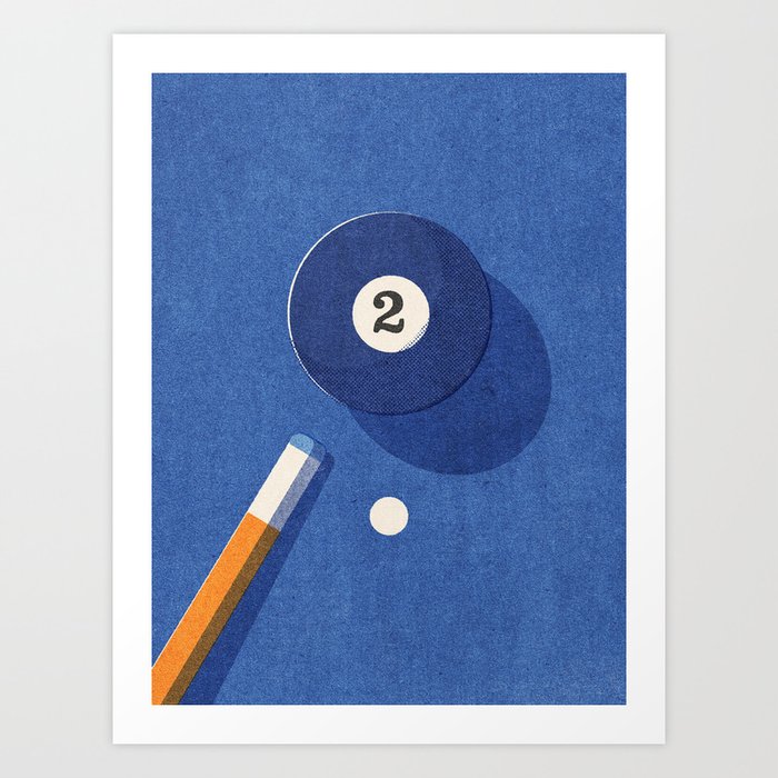 BALLS / Billiards - ball 2 I Art Print