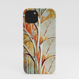 Fall Tree Leaves iPhone Case