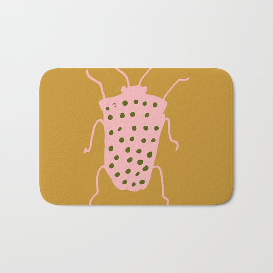 arthropod mustard Bath Mat