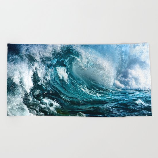 Waves MIX Beach Towel