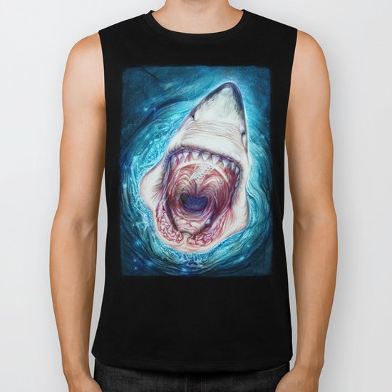 Wild Shark Biker Tank