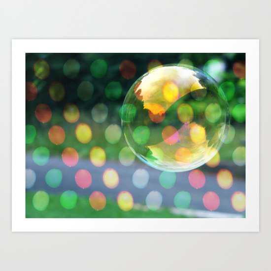Dots and Bubbles Art Print