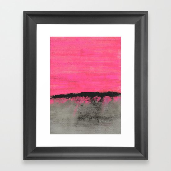 Sunset Horizon Framed Art Print