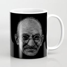 Gandhi - Point Art Coffee Mug