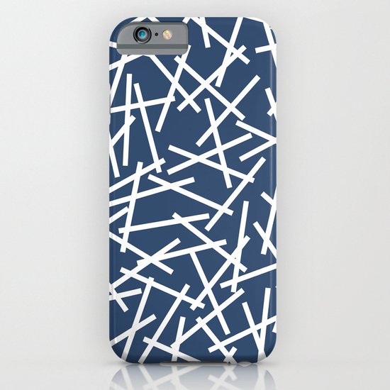 Kerplunk Navy and White iPhone & iPod Case