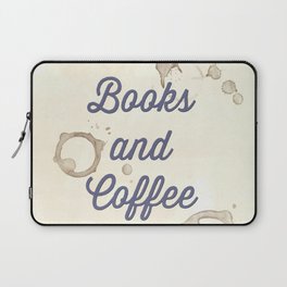 Books and Coffee Laptop Sleeve