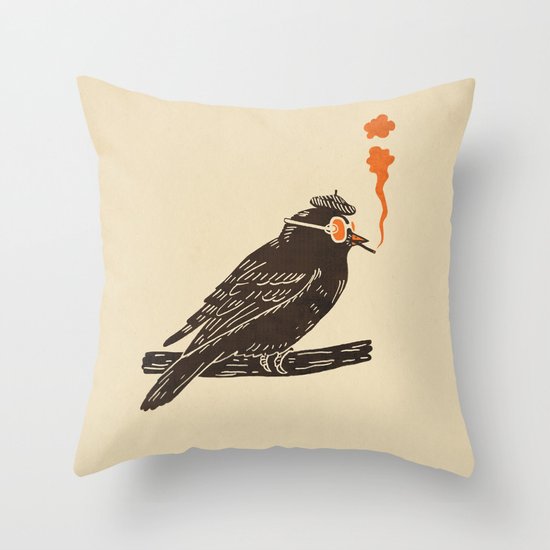 Beaknik Throw Pillow