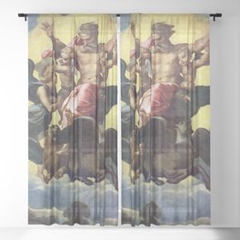 Ezekiel's Vision Sheer Curtain