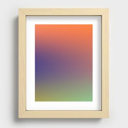 17 Dark Gradient Background Aesthetic 220705 Minimalist Art Valourine Digital  Recessed Framed Print