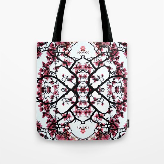 magnolia silhouette Tote Bag