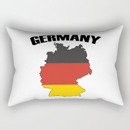 Germany Map - Deutschland Flag Travel Rectangular Pillow