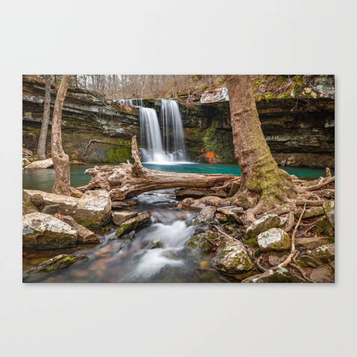 Arkansas Devils Canyon Junior Falls Canvas Print