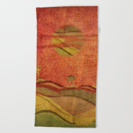 Cinnamon Trees Beach Towel