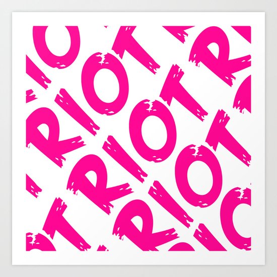 Riot Art Print