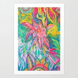 Realm of the Superweeds: Hybridising Art Print