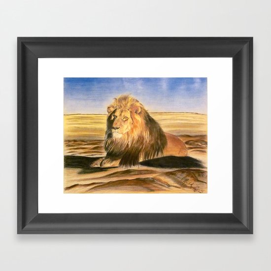 Lion Framed Art Print