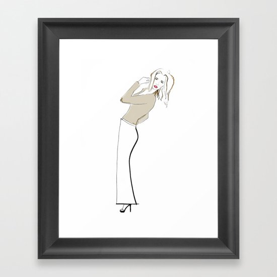 Gabriele Framed Art Print