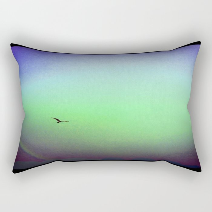 Seagull & Rainbow Rectangular Pillow